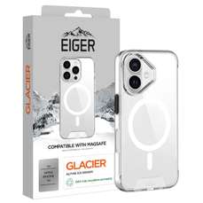 Husa de protectie pentru iPhone 16, transparent, Glacier Magsafe Case, Eiger