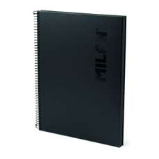 Caiet cu spira A4, 80file, matematica, Shadow, 57143E80DWK, Milan