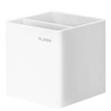 Suport accesorii birou, 2 compartimente, alb, DLENS011, Nusign Deli