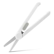 Foarfeca 16 cm telescopica, alb, Nusign Deli DLENS057WH