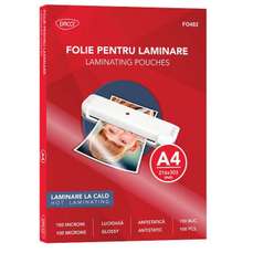 Folie de laminator, A4, 100 microni FO482 Daco