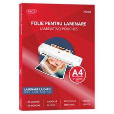 Folie de laminator, A4, 125 microni FO483 Daco