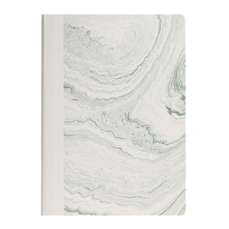 Caiet A5, 196file, dictando, coperta piele ecologica, verde, Nusign Deli DLENS208-CGR
