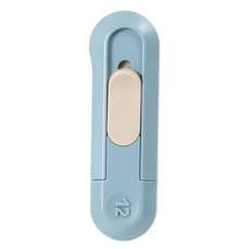 Cutter 12 mm mini, bleu, Nusign Deli DLENS065BL