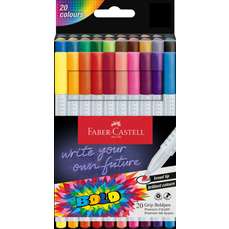 Carioca 20 culori/set, Grip Boldpen Faber Castell FC155318