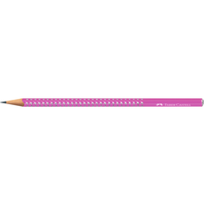 Creion fara guma, B, electric fuchsia, Sparkle 2026 Faber Castell FC118291