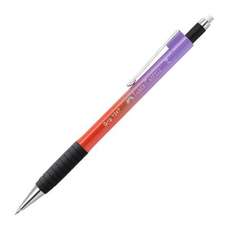 Creion mecanic corp plastic, violet-portocaliu, 0,7mm, Grip 1347 Flow Faber Castell FC134703