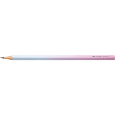 Creion fara guma, B, roz-bleu, Flow, Faber Castell FC118402