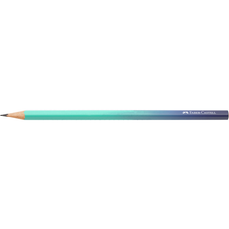 Creion fara guma, B, albastru-turcoaz, Flow, Faber Castell FC118403