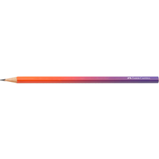 Creion fara guma, B, violet-portocaliu, Flow, Faber Castell FC118404
