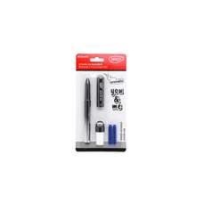 Stilou plastic cu cerneala termosensibila(se sterge) + 2 rezerve, negru, You and Me, ST301ND Daco