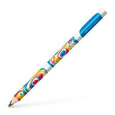 Creion colorat multicolor, rosu-albastru-galben, Jumbo Faber Castel FC116571