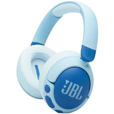 Casti pentru copii on-ear cu microfon incorporat, fara fir, albastru, JR 470NC, Noise Cancelling, JBL
