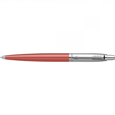 Pix retractabil metalic, corp portocaliu/argintiu, varf 0,7mm, Jotter Original Marsala CT Parker 2207553