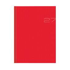Agenda saptamanala 2027, 20x27cm, rosu, 477 Matra