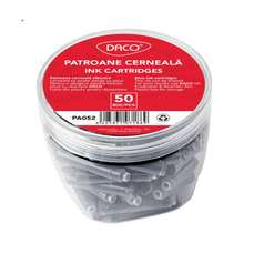 Patroane scurte, cerneala albastra, 50buc/set PA052 Daco