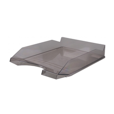 Tavita suprapozabila, transparent fumuriu, Office Products