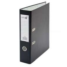 Biblioraft plastifiat 7,5cm, negru, Xprime