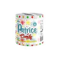 Prosop hartie alb cu imprimeu, 4 straturi, 160 foi, Candy Color, Patrice