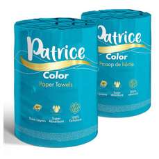 Prosop hartie turcoaz, 2 straturi, 125 foi, Patrice