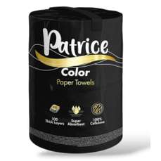 Prosop hartie negru, 2 straturi, 125 foi, Patrice