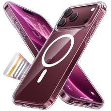 Husa de protectie pentru iPhone 18 Pro / 17 Pro, clear, Guardian Magnetic Series, Torras
