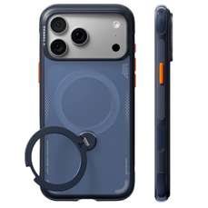 Husa de protectie pentru iPhone 18 Pro / 17 Pro, deep blue, Ostand Q3 Air Series MagSafe, Torras
