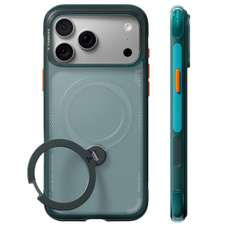 Husa de protectie pentru iPhone 18 Pro / 17 Pro, Glacier Sprint, Ostand Q3 Air Series MagSafe, Torras