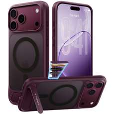 Husa de protectie pentru iPhone 18 Pro / 17 Pro, purple, Ostand L1 Guardian MagSafe, Torras