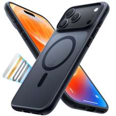 Husa de protectie pentru iPhone 18 Pro / 17 Pro, black, Guardian Magnetic Series, Torras