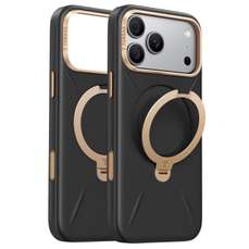 Husa de protectie pentru iPhone 18 Pro Max / 17 Pro Max, QPRO Leather Series, black, Torras