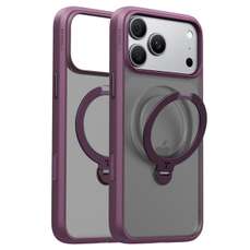 Husa de protectie pentru iPhone 18 Pro Max / 17 Pro Max, Ostand Spin MagSafe, purple, Torras