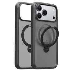 Husa de protectie pentru iPhone 18 Pro Max / 17 Pro Max, Ostand Spin MagSafe, negru, Torras