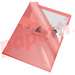 Mapa de protectie A4 cu deschidere in L, cristal, rosu, 150mic, 25/set, Esselte