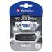 Memorie USB Store'n'Go V3 negru/gri, 128GB, Verbatim