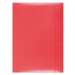 Mapa din carton plastifiat cu elastic A4, rosu, Office Products