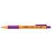 Pix retractabil, lila, corp portocaliu, varf 0,5mm, 603058 Stabilo
