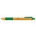 Pix retractabil, verde, corp portocaliu, varf 0,5mm, 603036 Stabilo