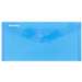 Mapa plastic cu capsa DL, 10buc/set, albastru transparent, Donau
