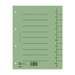 Separatoare carton verde A4 100buc/set Donau