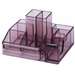 Suport accesorii birou, 8 compartimente, 148x87mm, fumuriu, Kejea