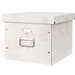 Container arhivare dosare suspendabile, 357x285x367 mm, alb, Click&Store Leitz