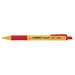 Pix retractabil, rosu, corp portocaliu, varf 0,5mm, 603040 Stabilo