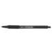 Pix retractabil, negru, corp negru, varf 1,0mm, Soft Feel BIC