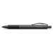Pix retractabil, negru, corp negru, Basic Black Carbon, Faber Castell