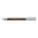 Stilou Walnut Wood, varf F, Ambition Faber Castell