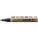 Permanent marker cu vopsea auriu, varf 1,2 mm, corp metalic, Artline 990XF