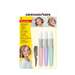 Creion pentru par, culori pastel, 3buc/set + pieptan, Eberhard Faber