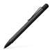 Pix retractabil, negru, corp negru, Hexo Faber Castell
