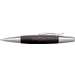 Pix retractabil, negru, corp negru, E-Motion Pearwood, Faber Castell-FC148383